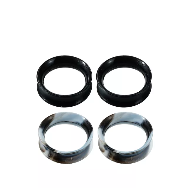 Multi-Pack Pink and Black Swirl Tunnels - 4 Pair at Spencer's