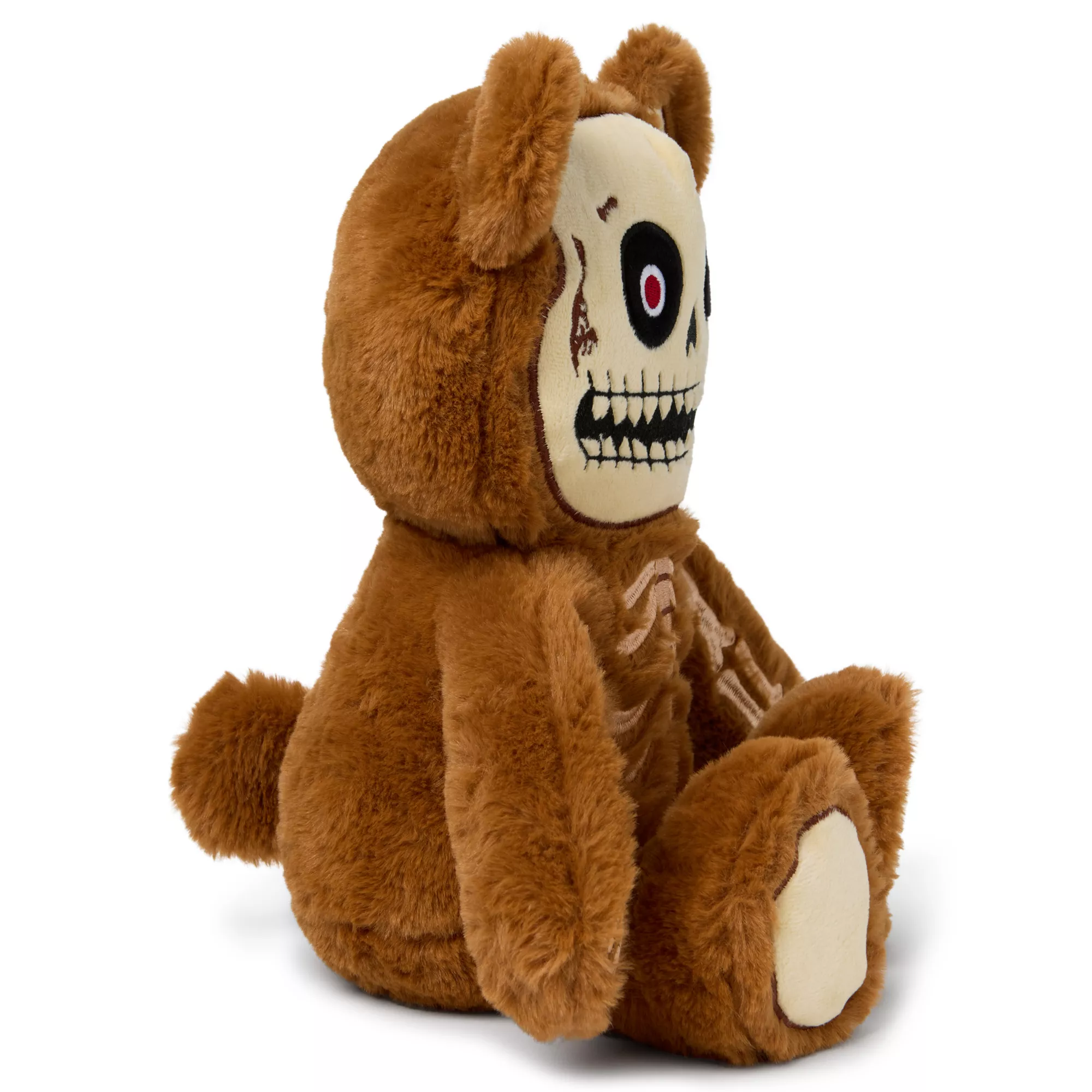 Brown Skeleton Bear Plush at Spencer's