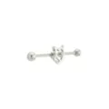 Devil Heart Titanium Industrial Barbell - 14 Gauge at Spencer's