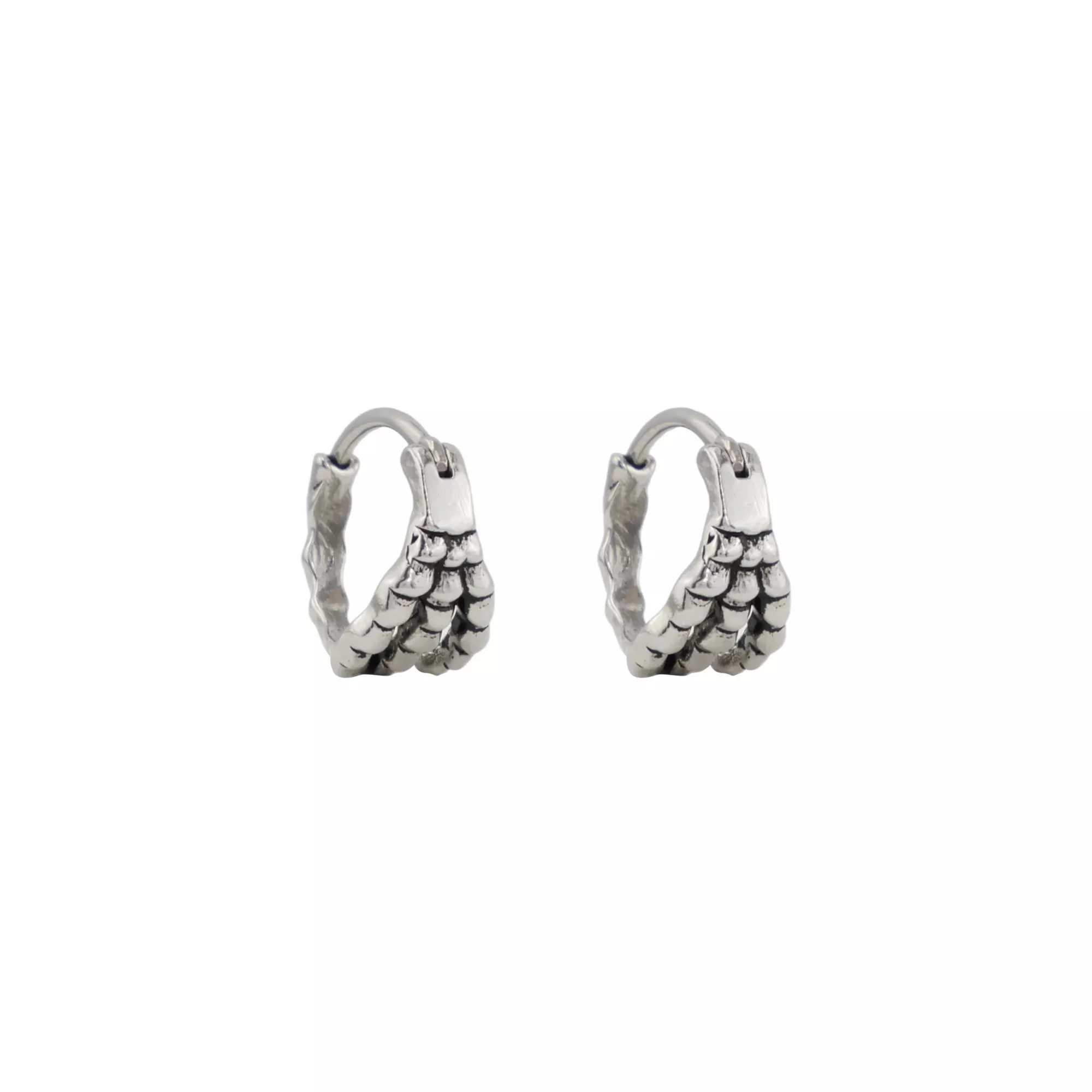 Skeleton Hand Huggie Hoop Earrings at Spencer's