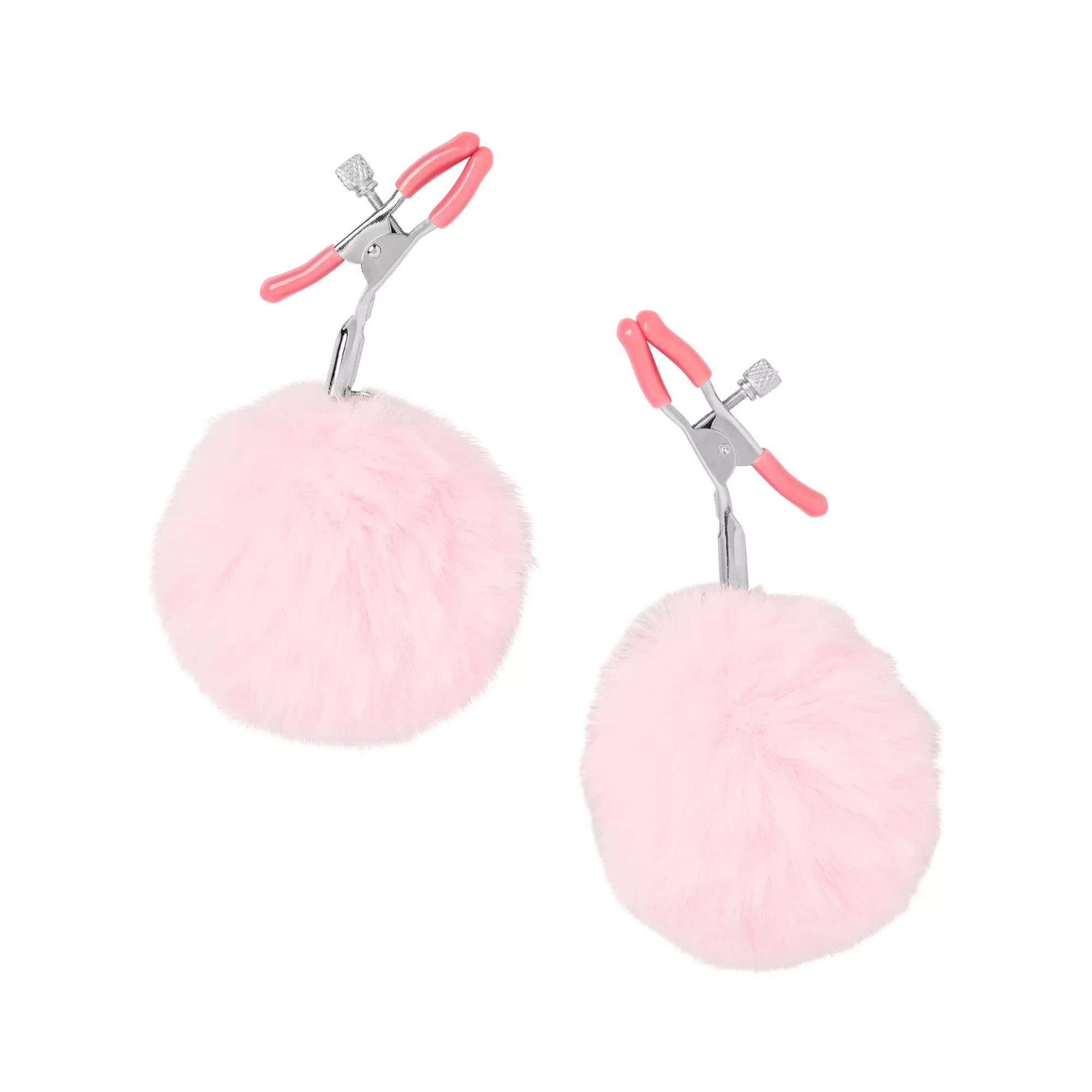 Pink Puff Nipple Clamps at Spencer's