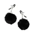 Black Puff Nipple Clamps at Spencer's