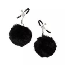 Black Puff Nipple Clamps at Spencer's