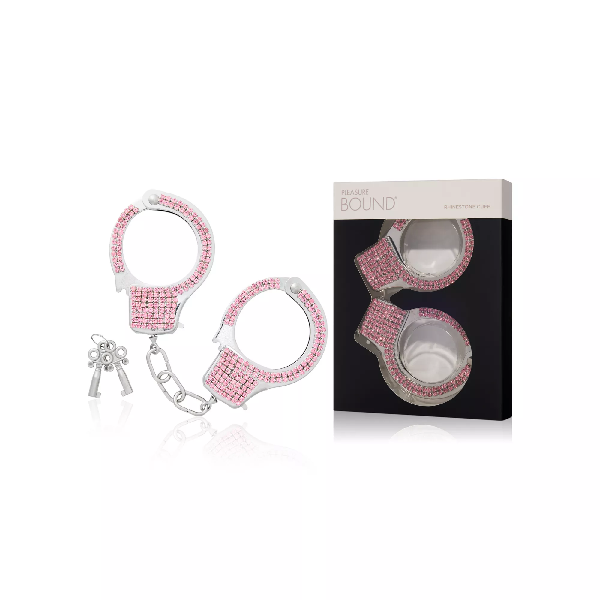 Pink Rhinestone Handcuffs at Spencer's