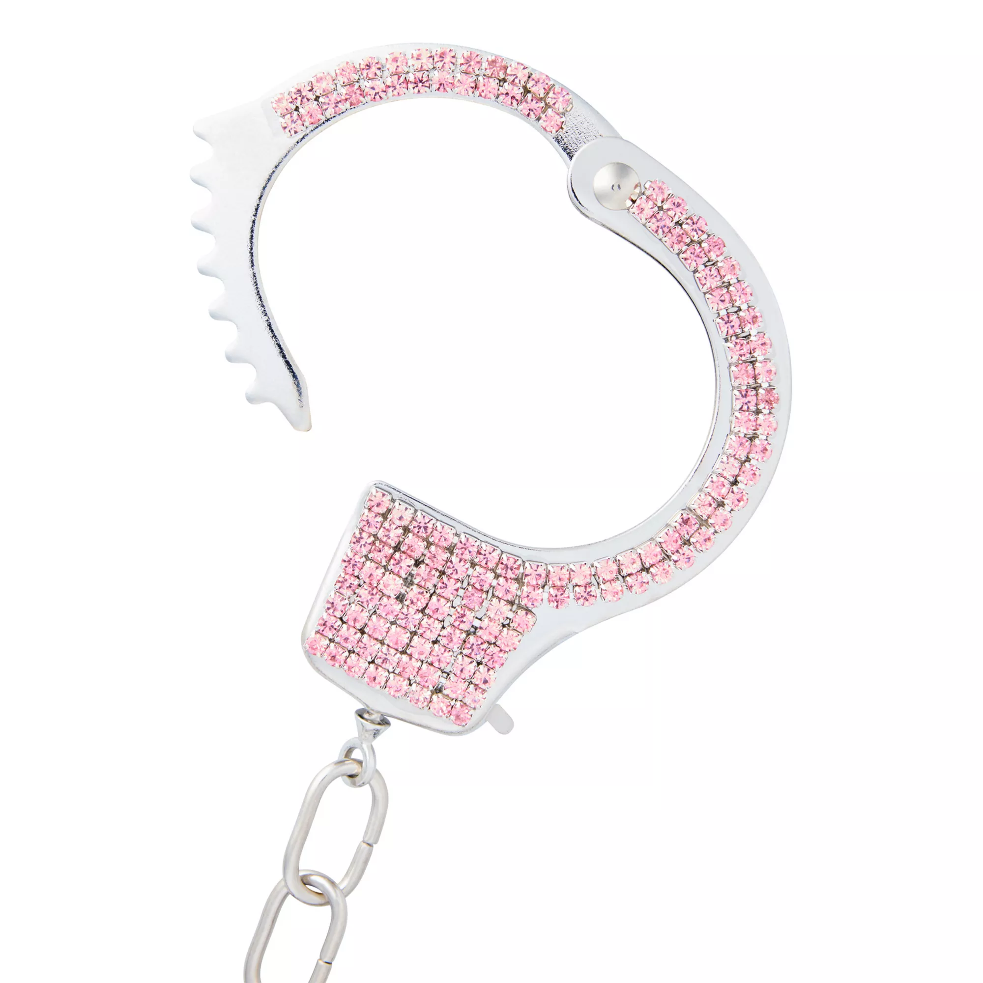 Pink Rhinestone Handcuffs at Spencer's