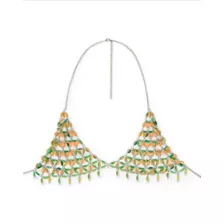 Sequin Chain Bralette at Spencer's