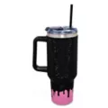 Ghost Face Killin' It Rhinestone Travel Tumbler with Straw - 40 oz. at Spencer's