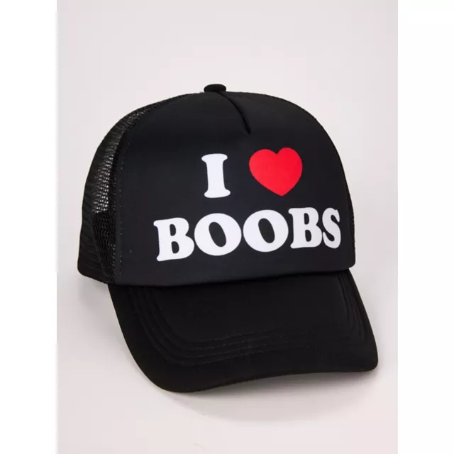 Danny Duncan I Heart Boobs Trucker Hat at Spencer's