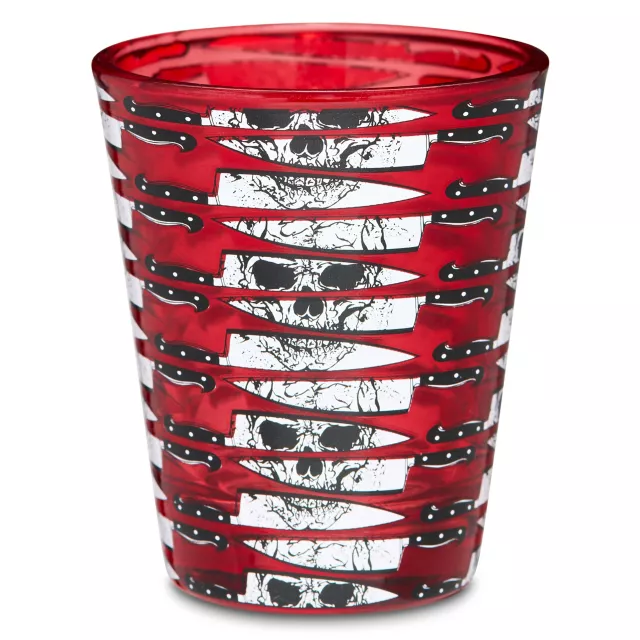 Red Skulls and Knives Shot Glass - 2 oz.