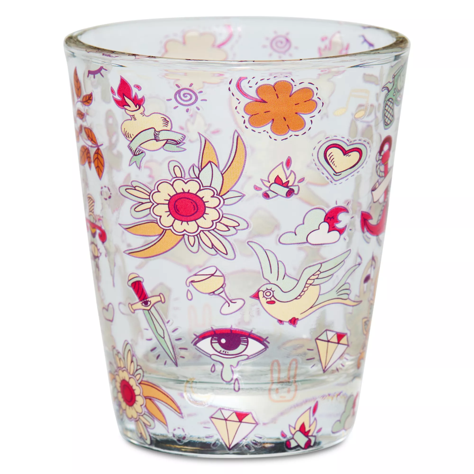 Tattoo Flash Art Shot Glass - 2 oz. at Spencer's