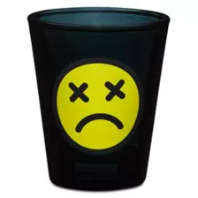 Crossed Out Eyes Smiley Face Shot Glass - 2 oz. at Spencer's