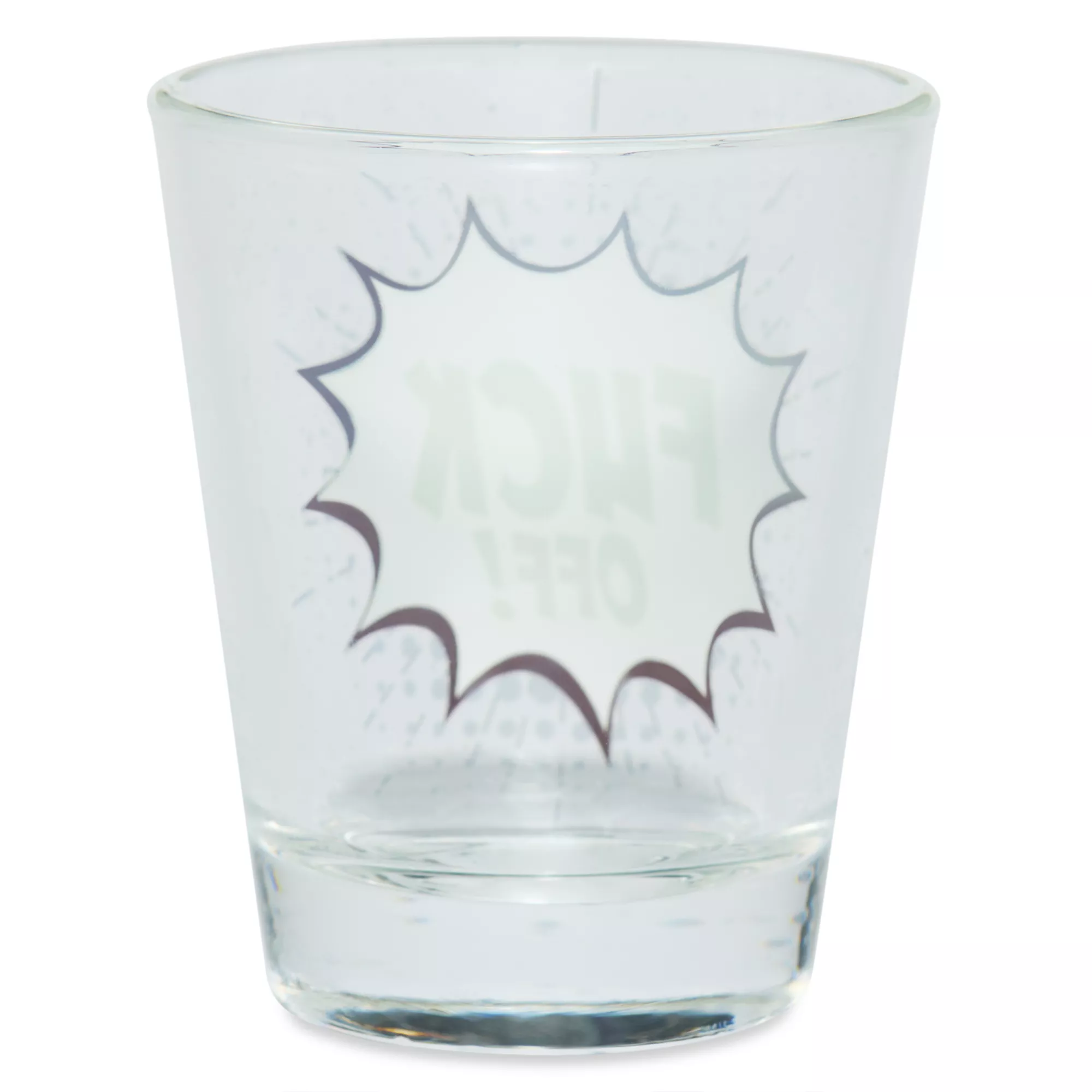 Fuck Off Comic Bubble Shot Glass - 2 oz. at Spencer's