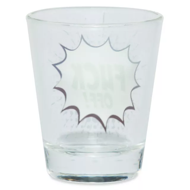 Fuck Off Comic Bubble Shot Glass - 2 oz. at Spencer's