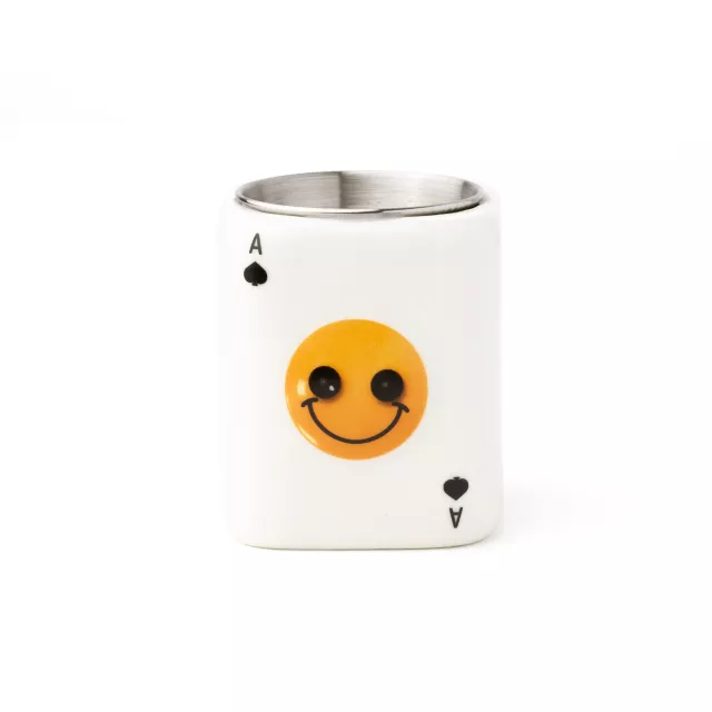 Smiley Ace Card Molded Shot Glass - 3 oz. at Spencer's