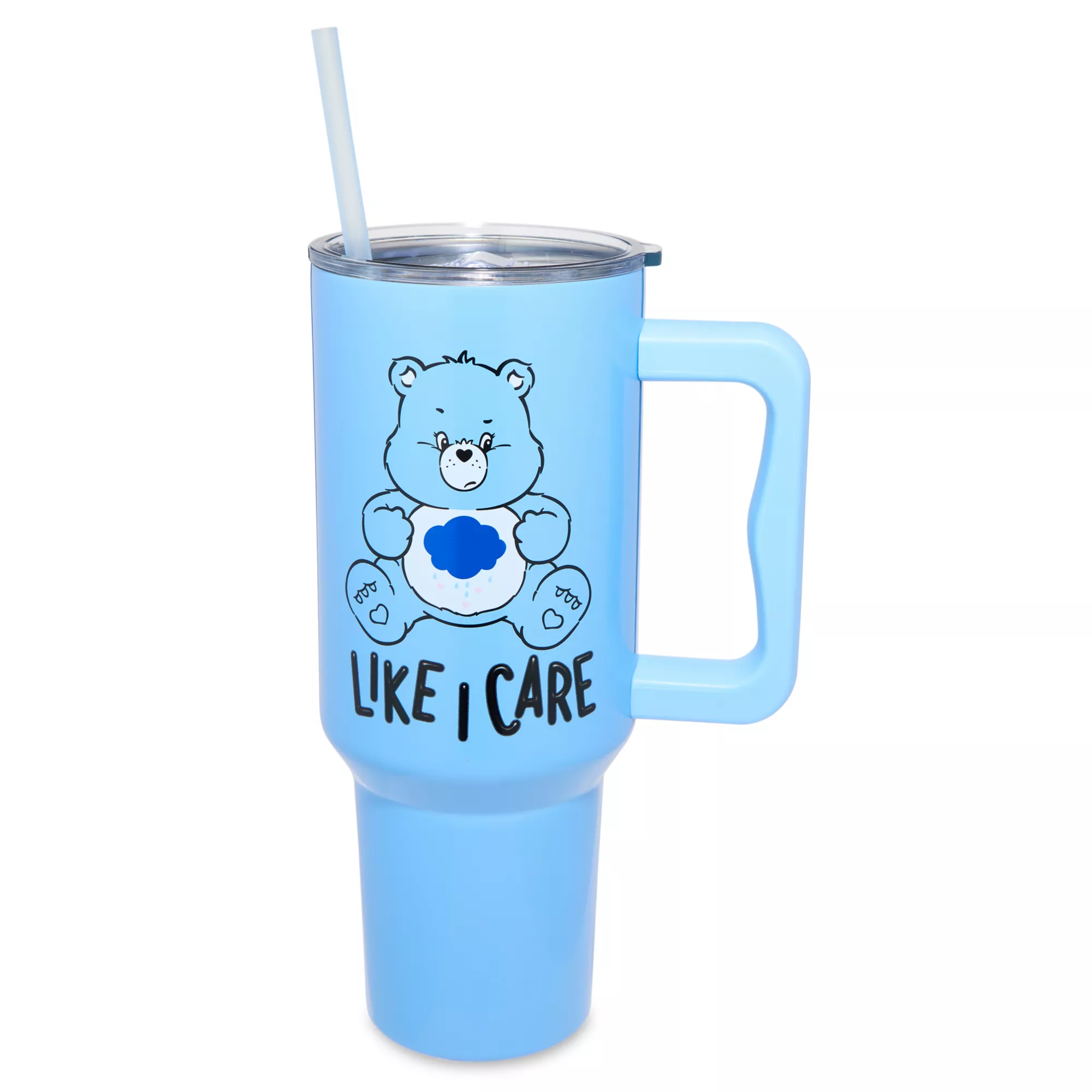 Like I Care Travel Tumbler with Straw 40 oz. - Care Bears at Spencer's
