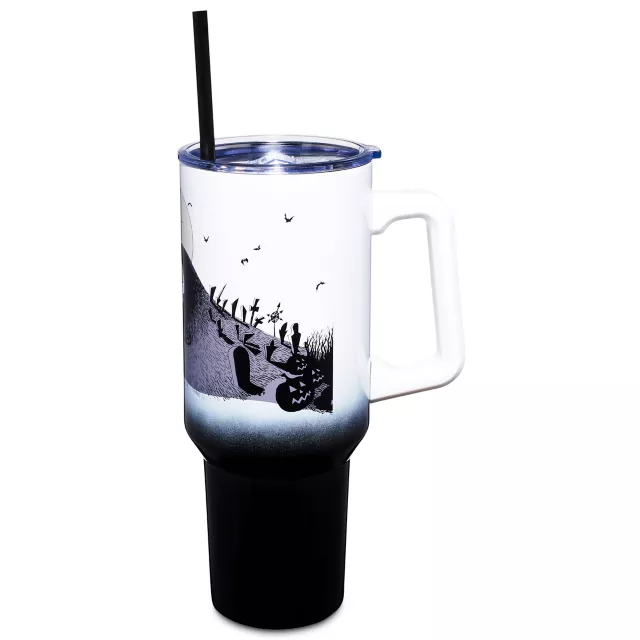 The Nightmare Before Christmas Jack Skellington Tumbler with Straw - 40 oz. at Spencer's