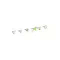 Multi-Pack CZ Heart and Weed Leaf L-Bend Nose Pins 6 Pack - 20 Gauge at Spencer's