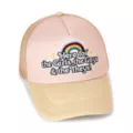Here for the Girls, Gays, and Theys Trucker Hat at Spencer's