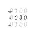 Multi-Pack CZ Moth and Spider Half Hoop Rings 12 Pack - 20 Gauge at Spencer's