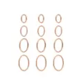 Multi-Pack Rose Goldtone Twisted Nose Hoops 12 Pack - 20 Gauge at Spencer's
