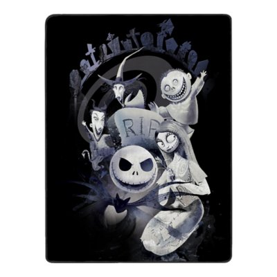 The Nightmare Before Christmas Graveyard Fleece Blanket
