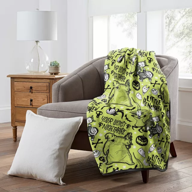 Oogie Boogie's Little Henchmen Fleece Blanket - The Nightmare Before Christmas at Spencer's
