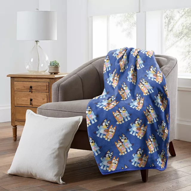 Bluey and Bingo Fleece Blanket at Spencer's