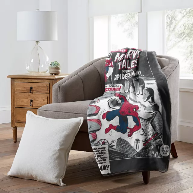 Marvel Tales Starring Spider-Man Fleece Blanket at Spencer's