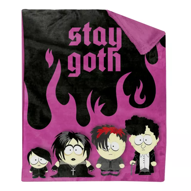 Stay Goth Fleece Blanket - South Park at Spencer's