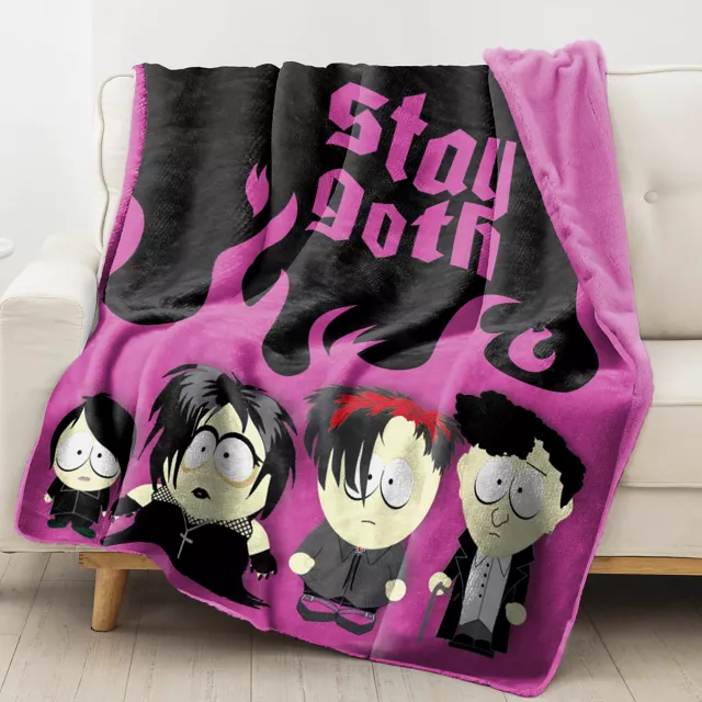 Stay Goth Fleece Blanket - South Park at Spencer's