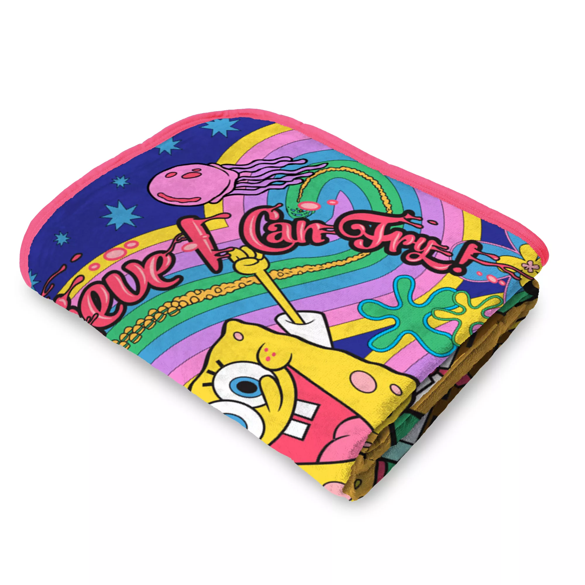Krabby Patty Throw Blanket - Spongebob Squarepants