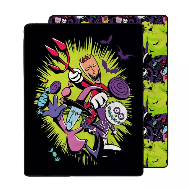 Lock, Shock, and Barrel Throw Blanket - The Nightmare Before Christmas at Spencer's