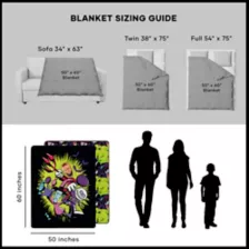 Lock, Shock, and Barrel Throw Blanket - The Nightmare Before Christmas at Spencer's