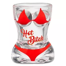 Hot Bitches Bikini Molded Shot Glass - 2 oz. at Spencer's
