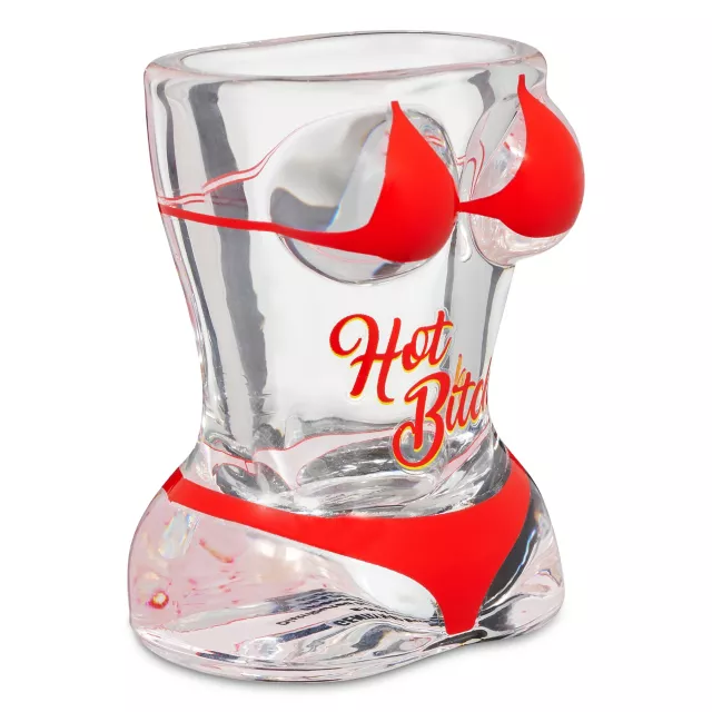 Hot Bitches Bikini Molded Shot Glass - 2 oz. at Spencer's