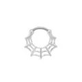 Titanium Spider Web Septum Ring - 16 Gauge at Spencer's