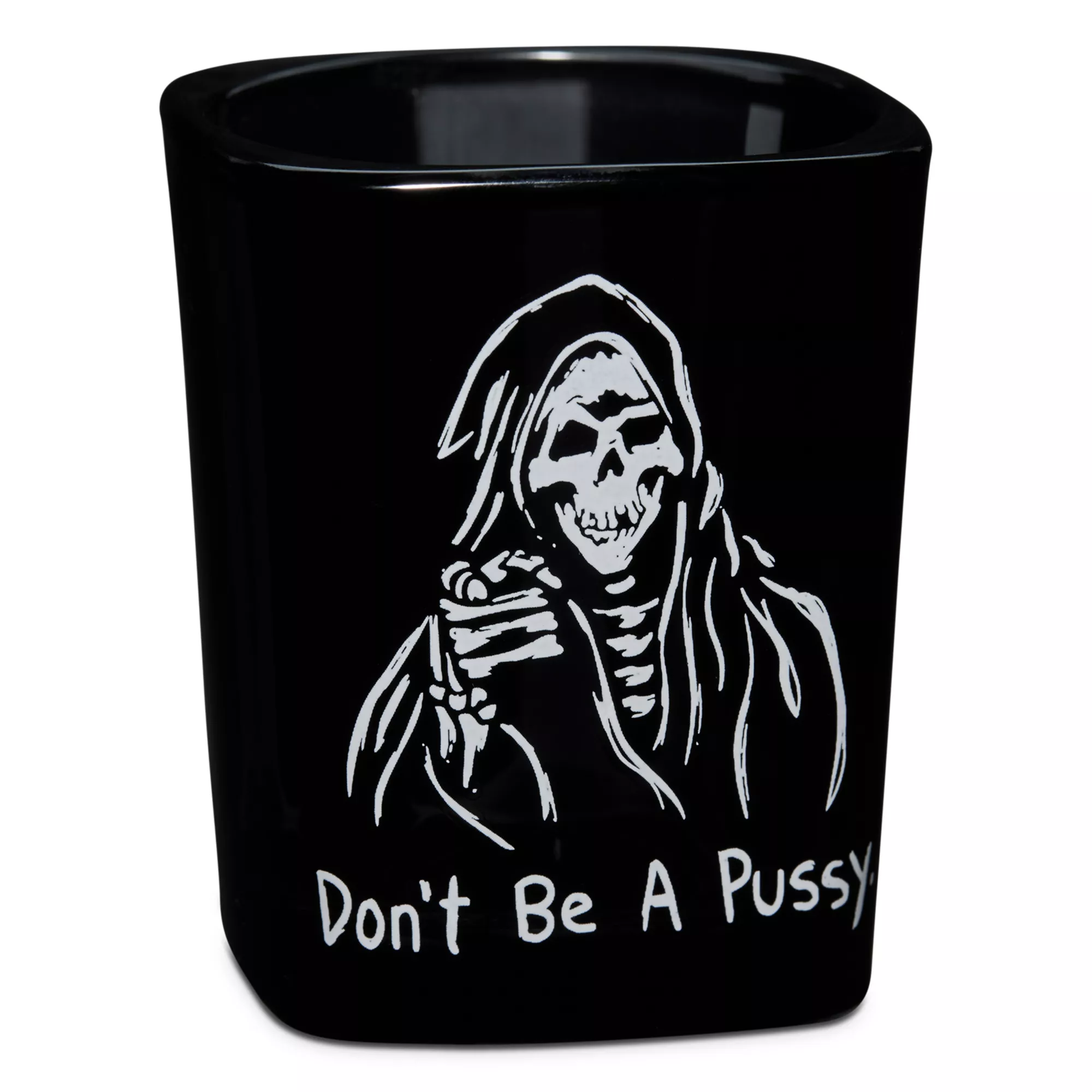 Don't Be a Pussy Square Shot Glass - 6 oz. at Spencer's