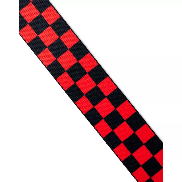Buckle-Down Red and Black Checkered Seatbelt Belt at Spencer's