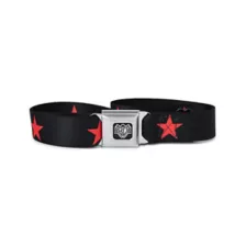 Buckle-Down Red Stars Seatbelt Belt at Spencer's