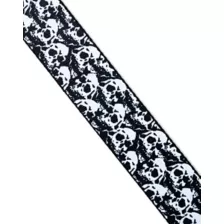 Buckle-Down Black and White Skulls Seatbelt Belt at Spencer's