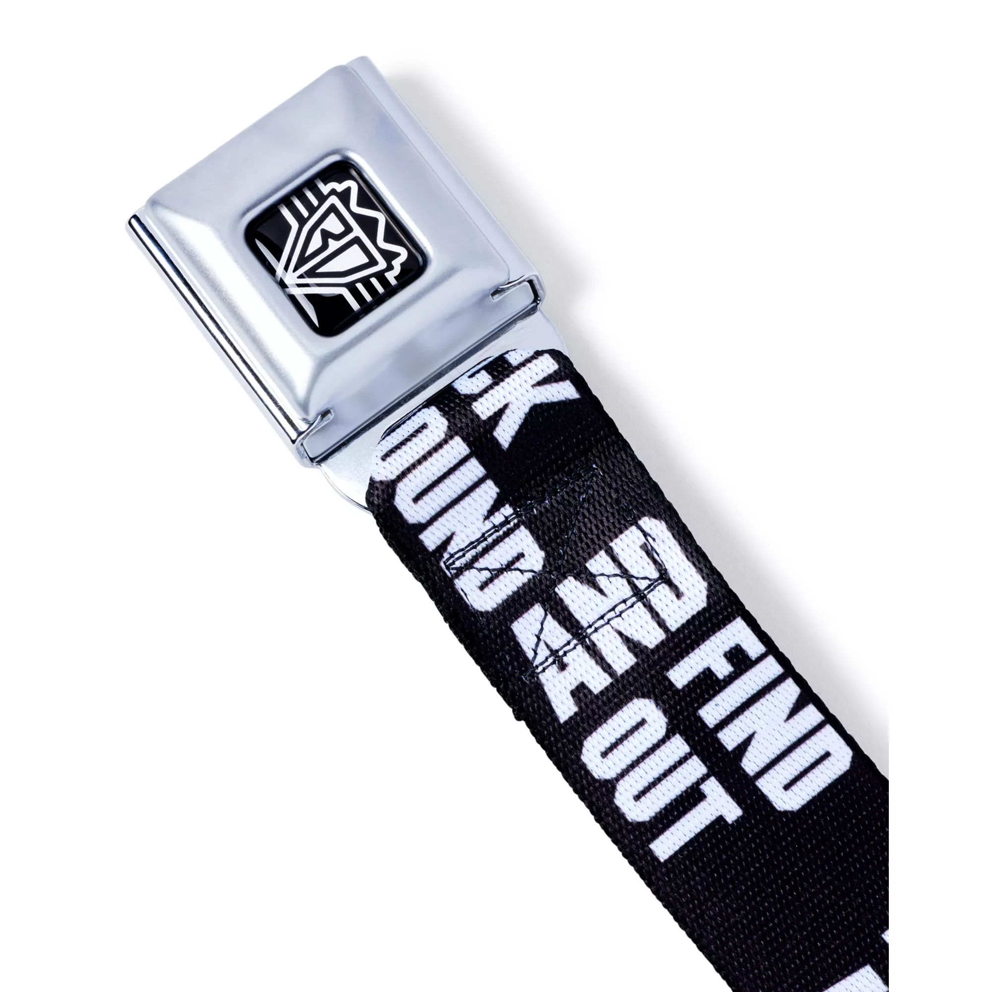 Buckle-Down Fuck Around and Find Out Seatbelt Belt at Spencer's