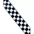 Black and White Checkered Seatbelt Belt at Spencer's