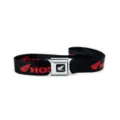 Buckle-Down Black and Red Honda Moto Seatbelt Belt at Spencer's