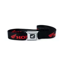 Buckle-Down Black and Red Honda Moto Seatbelt Belt at Spencer's