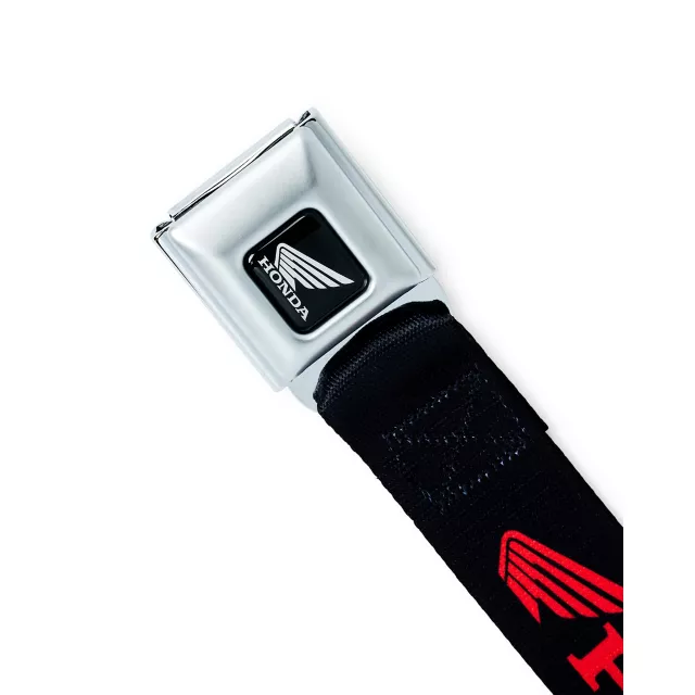 Buckle-Down Black and Red Honda Moto Seatbelt Belt at Spencer's