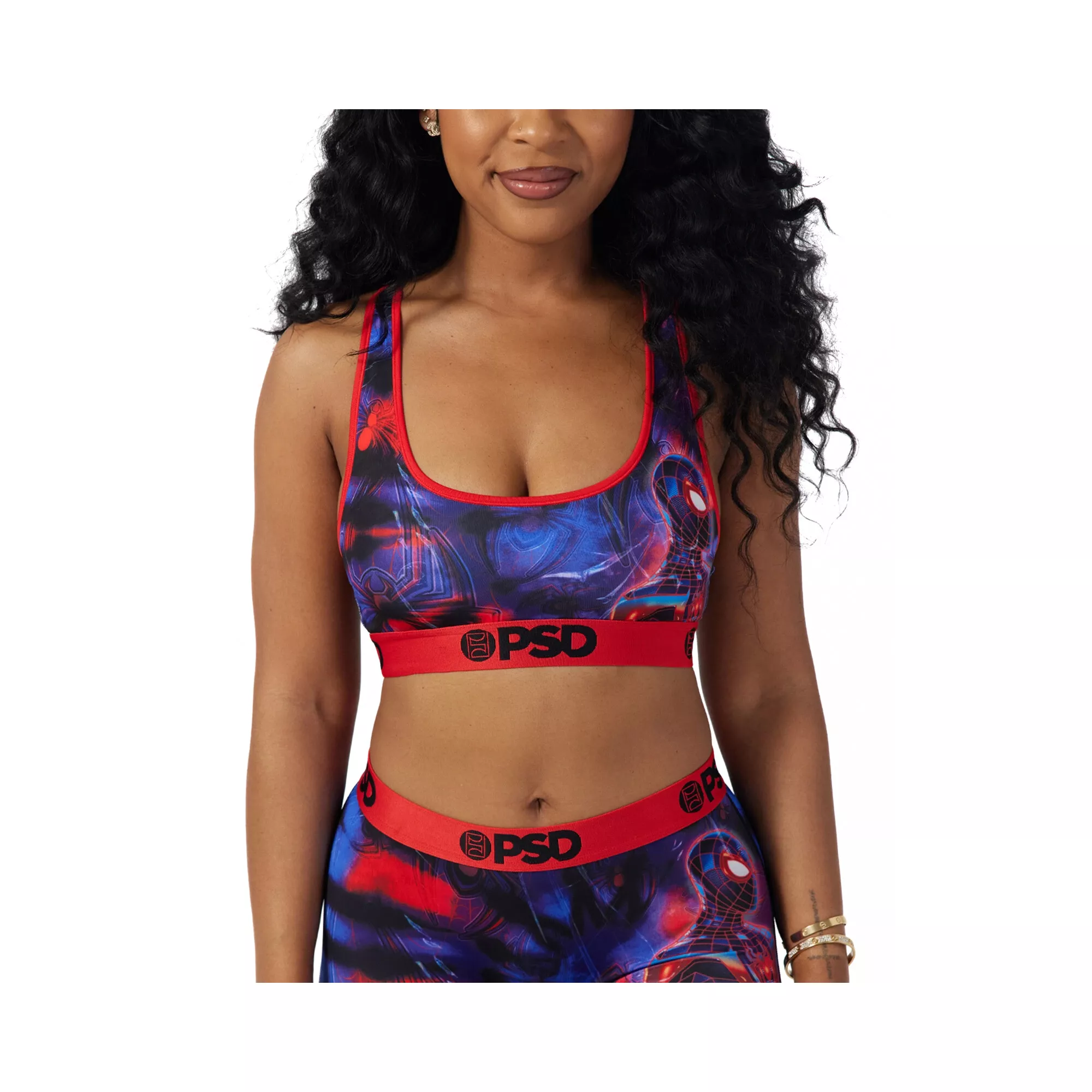 PSD Miles Morales Sports Bra - Spider-Man at Spencer's