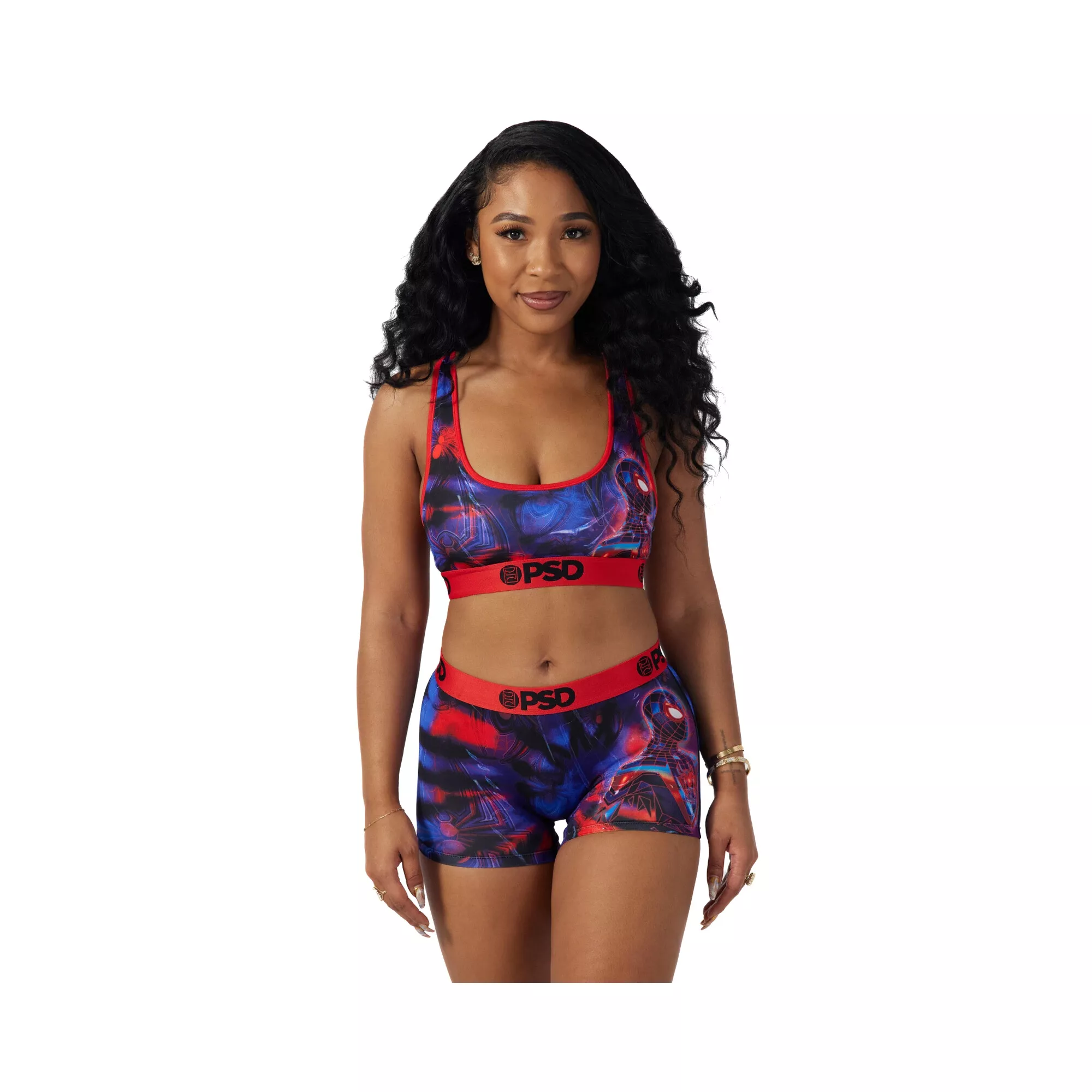 PSD Miles Morales Sports Bra - Spider-Man at Spencer's