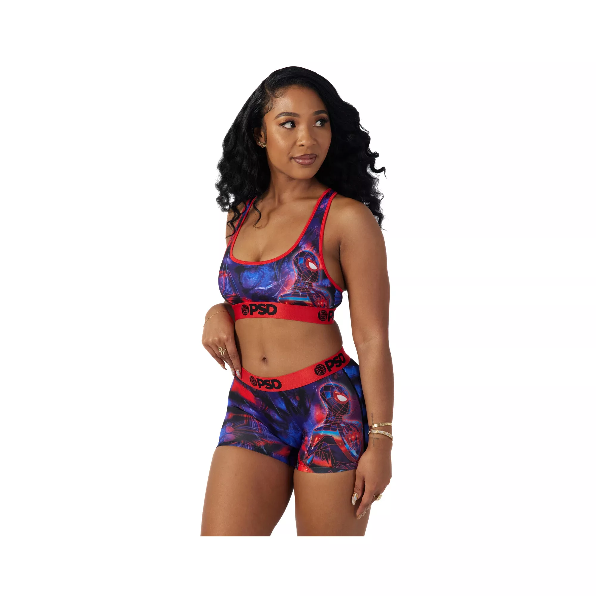 PSD Miles Morales Sports Bra - Spider-Man at Spencer's
