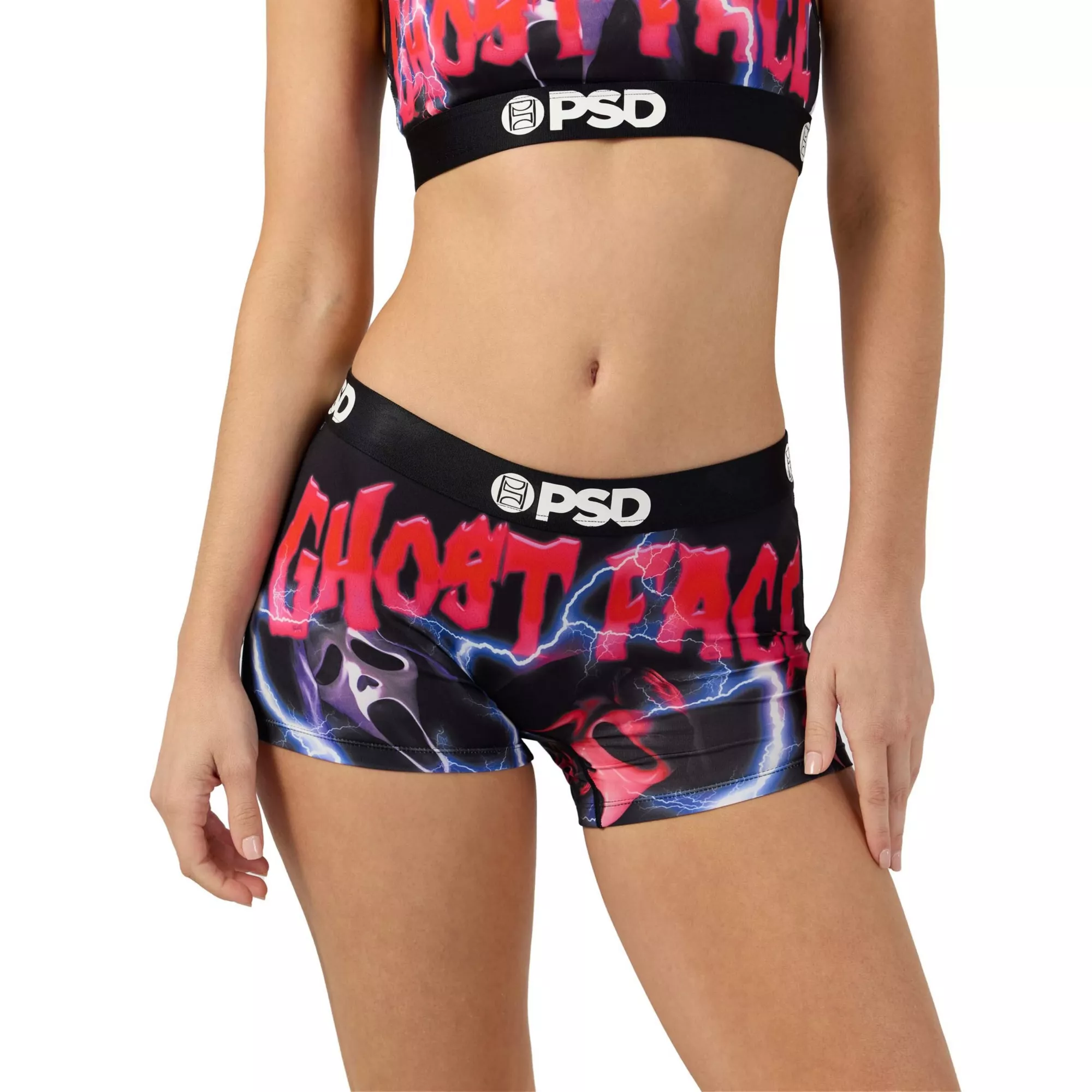 PSD Ghost Face Lightning Boyshorts at Spencer's