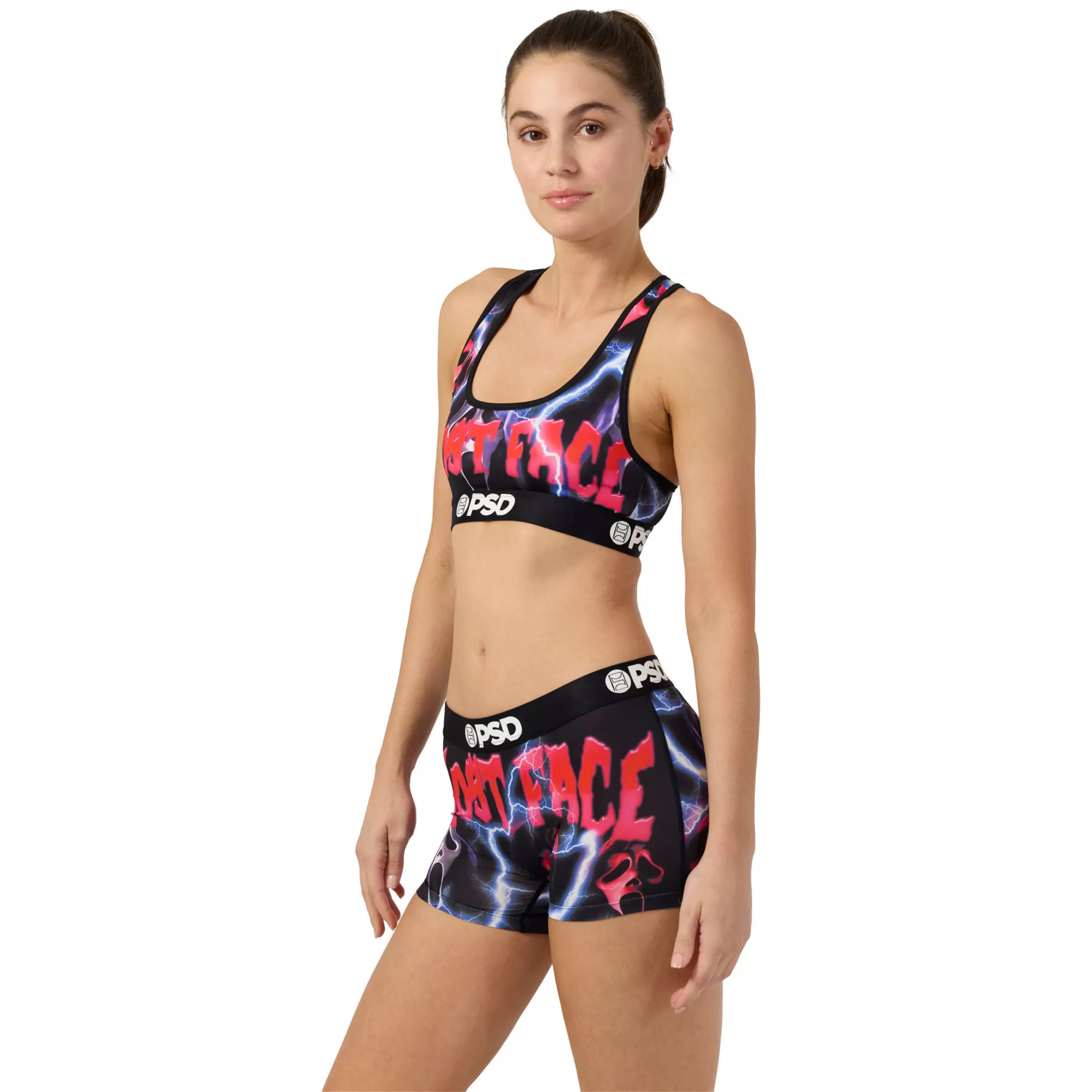 PSD Ghost Face Lightning Boyshorts at Spencer's